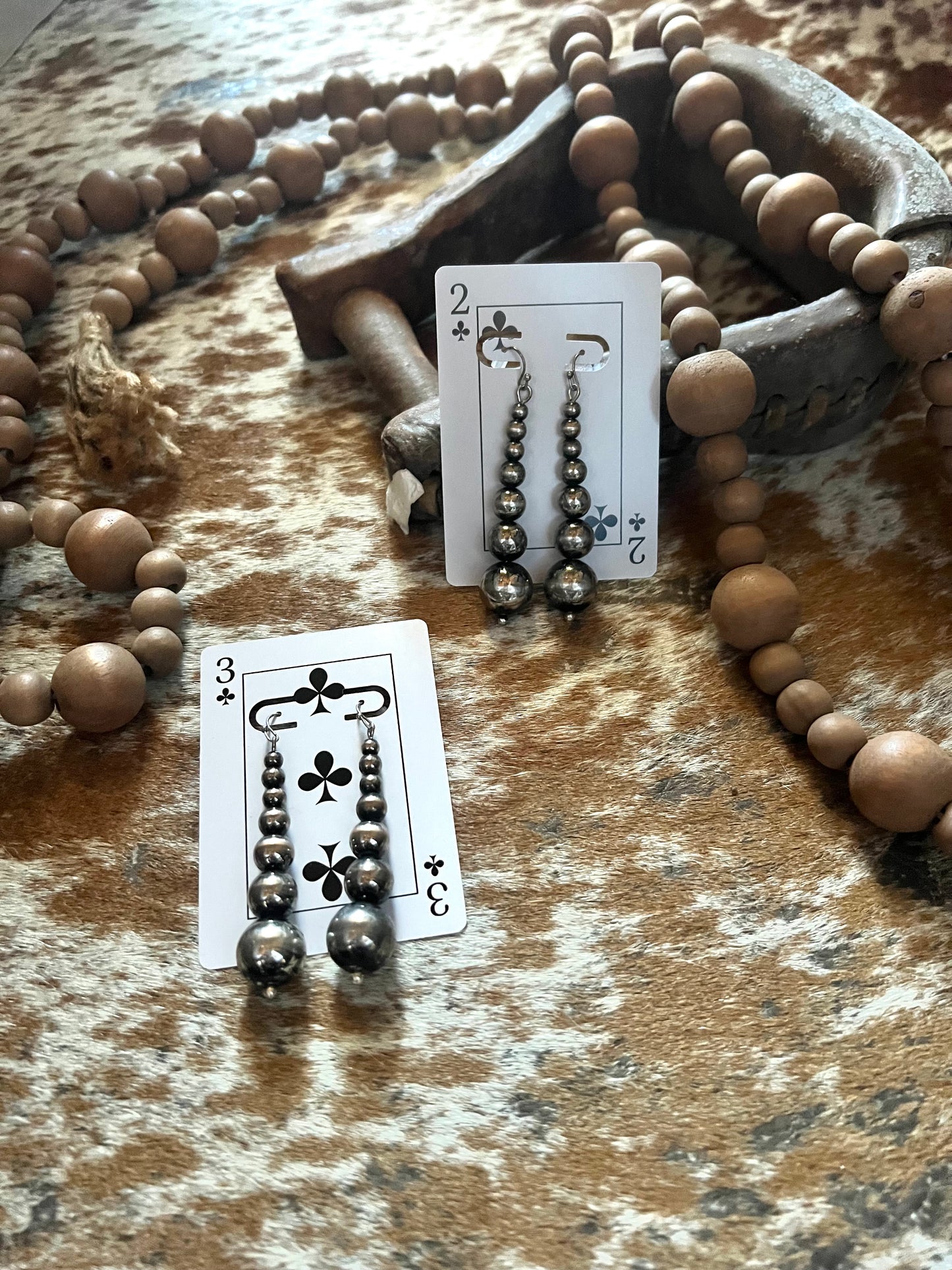 Cheyanne Faux Navajo Pearl Earrings