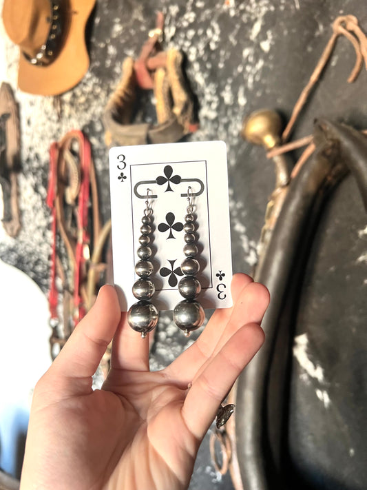 Cheyanne Faux Navajo Pearl Earrings